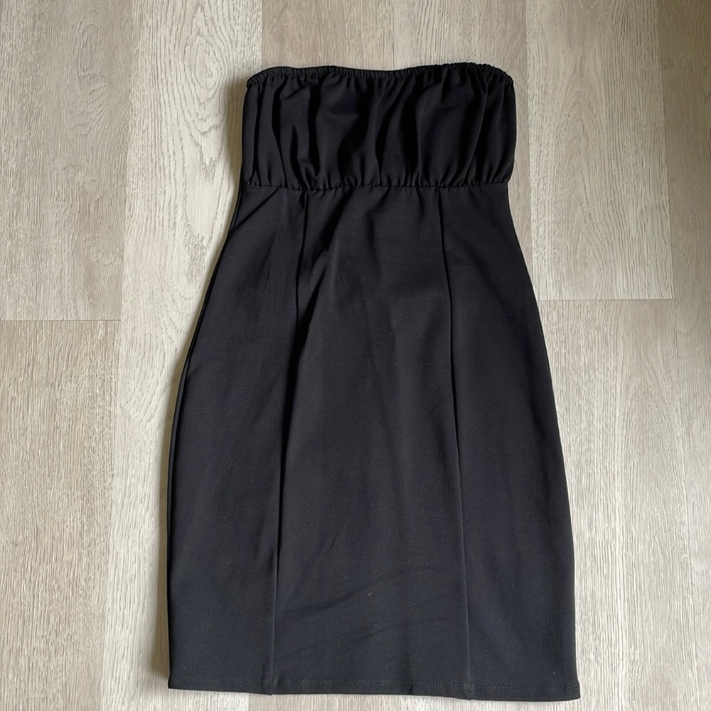 Urban Outfitters Black Strapless Dress